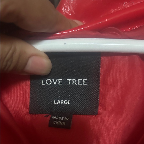 Love Tree Red Puffer Jacket - Picture 3 of 5